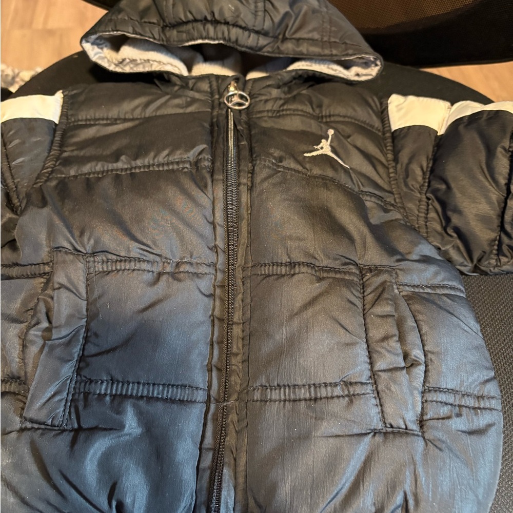 Jordan 12 month black winter jacket in excellent condition